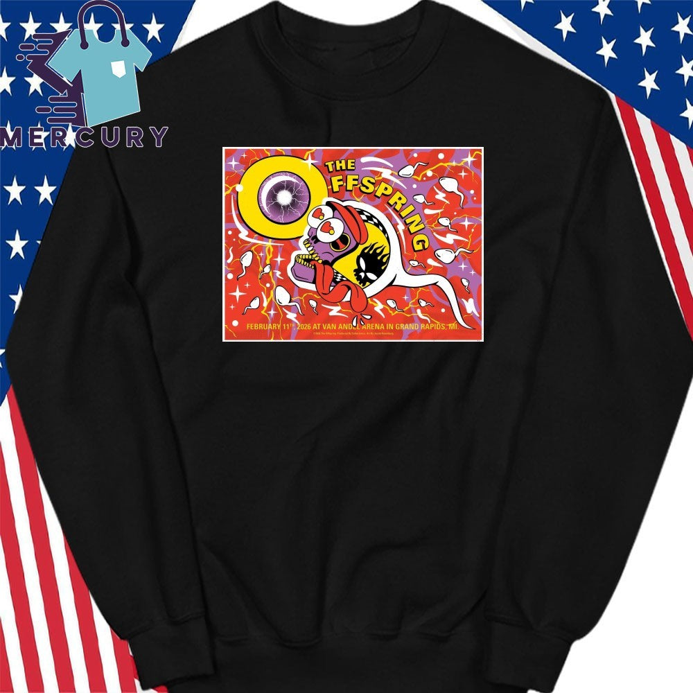 The Offspring February 11, 2026 At Van Andel Arena In Grand Rapids, MI Postre Shirt