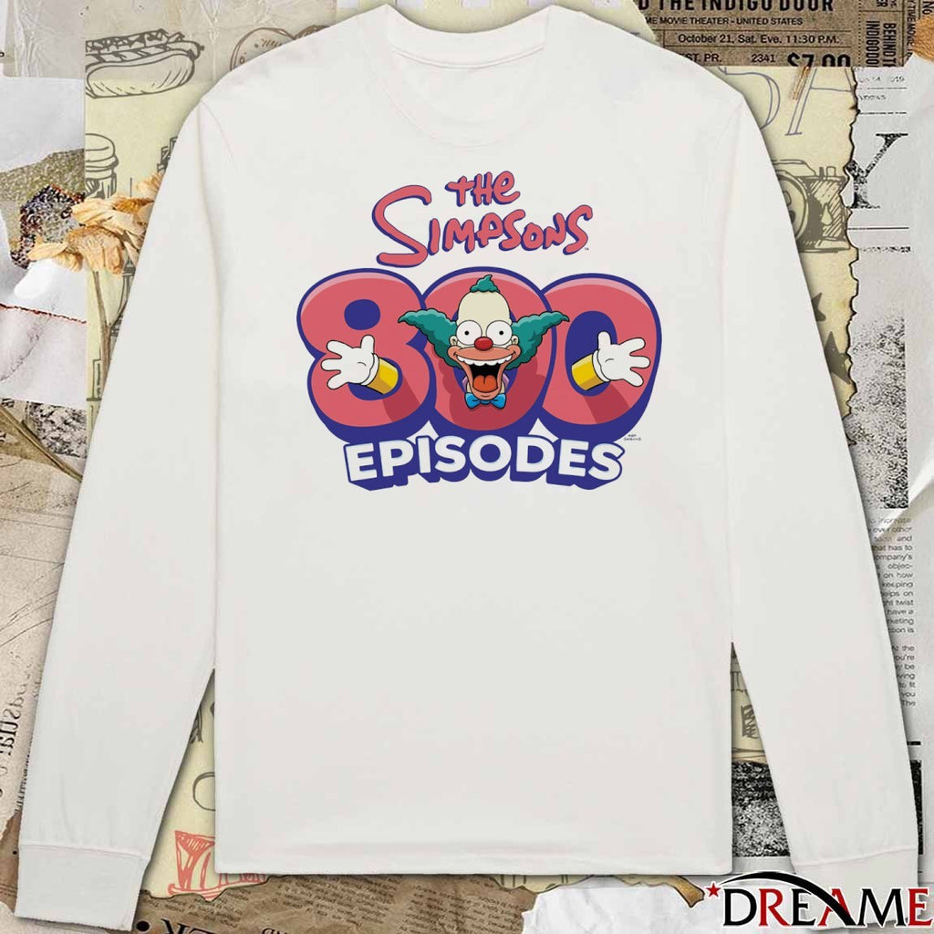 The Simpsons 800 Episodes Logo t-shirt