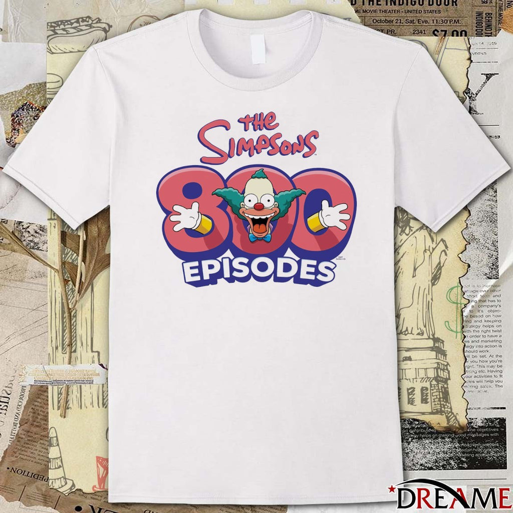 The Simpsons 800 Episodes Logo t-shirt