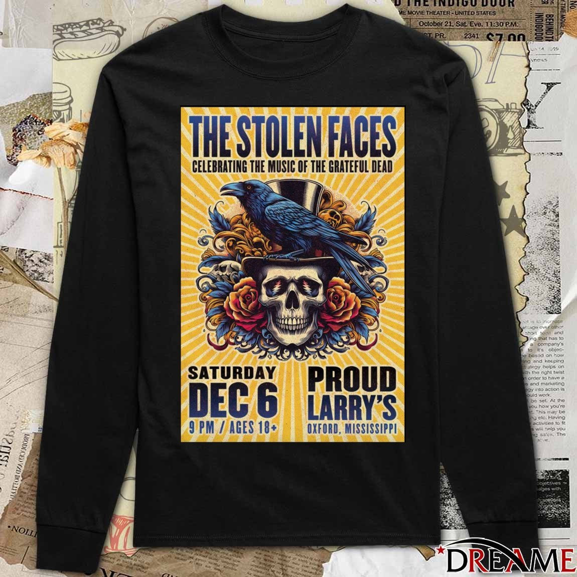 The Stolen Faces Event Oxford MS December 6 2025 Poster t-shirt