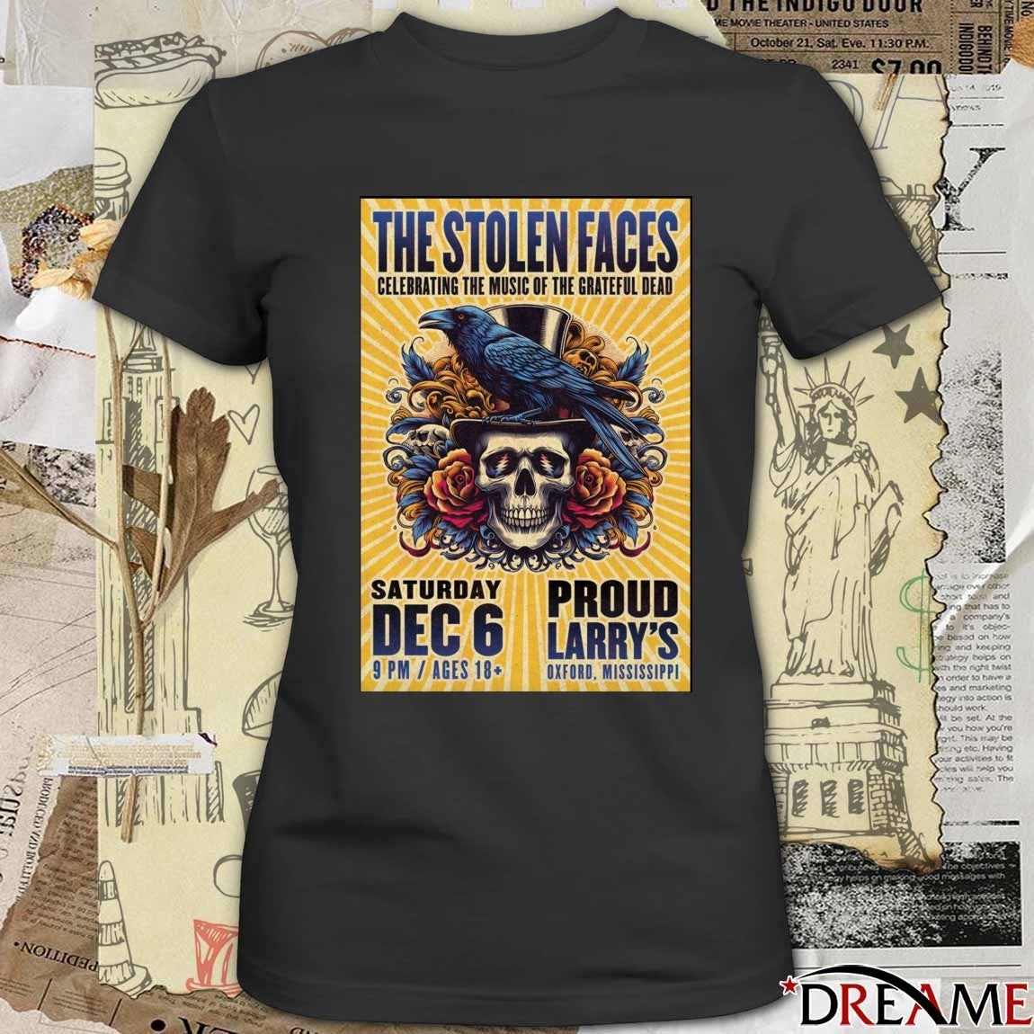 The Stolen Faces Event Oxford MS December 6 2025 Poster t-shirt