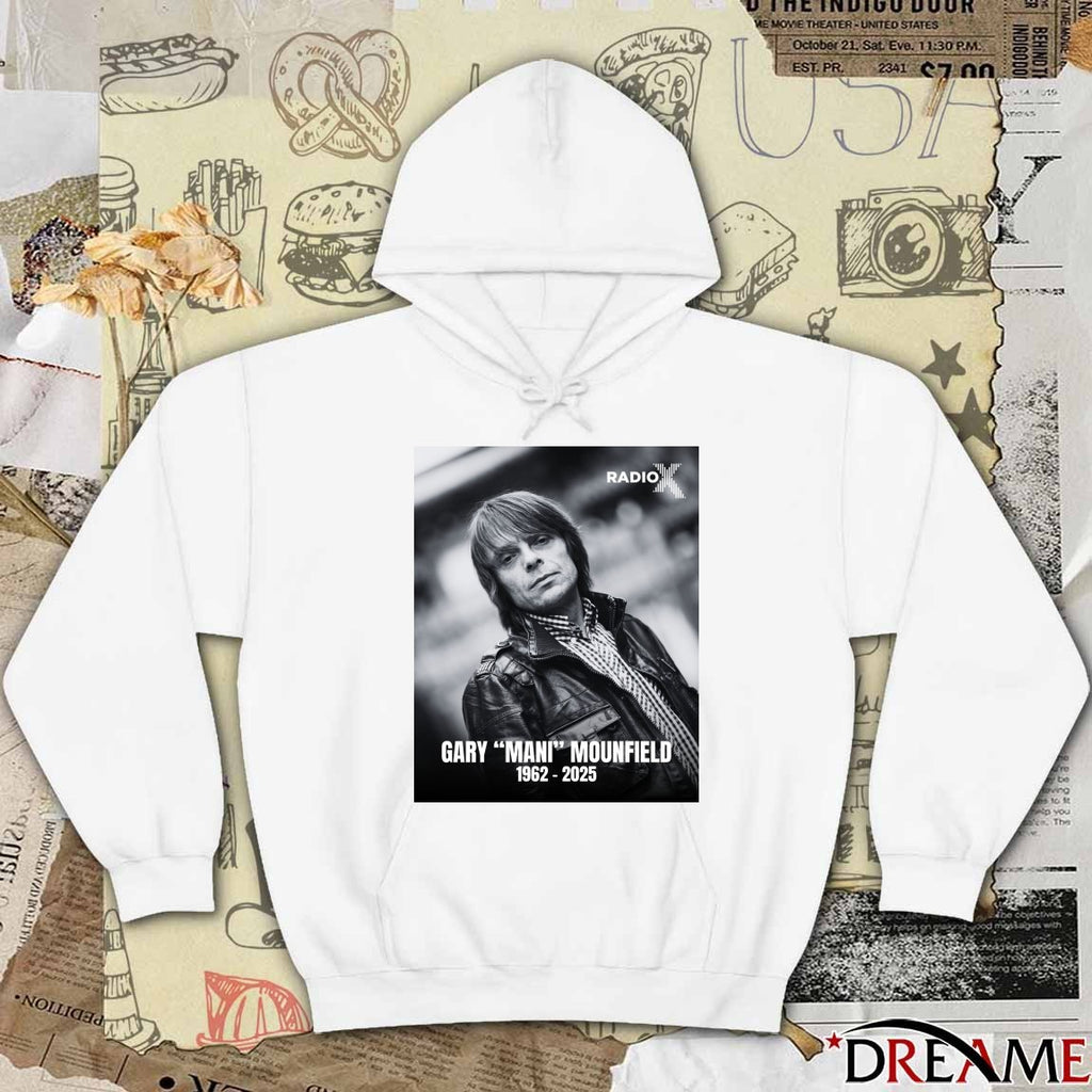 The Stone Roses Legend Gary Mani Mounfield Has Died 1962 – 2025 Poster t-shirt