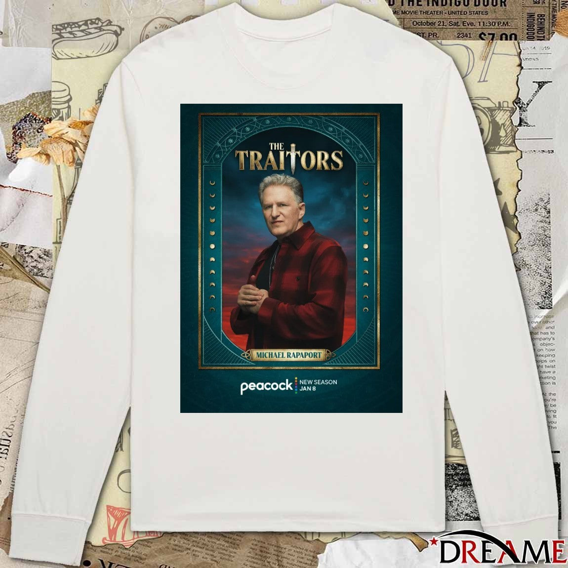 The Traitors Michael Rapaport Peacock New Season January 8 2026 Poster t-shirt