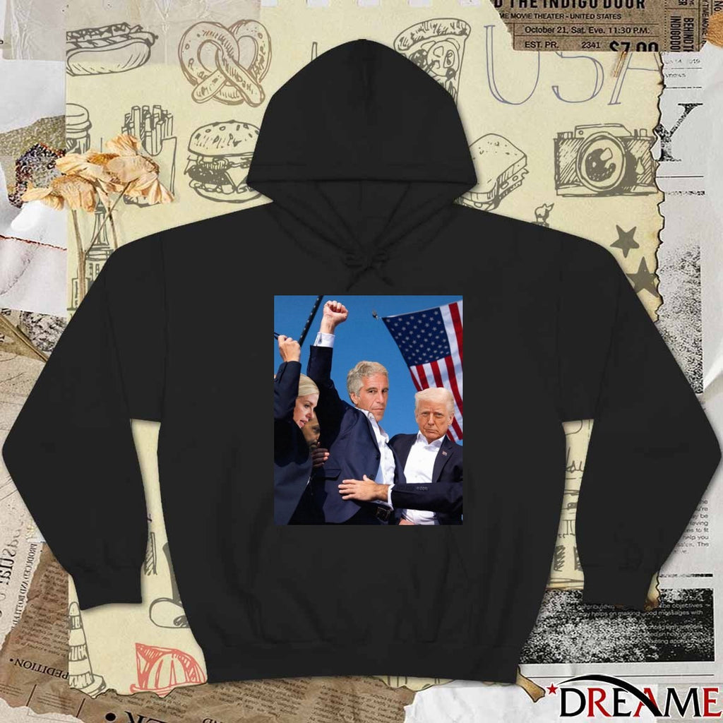 The United States Is Ruled By A Pedo Elite Donald Trump and Jeffrey Epstein t-shirt