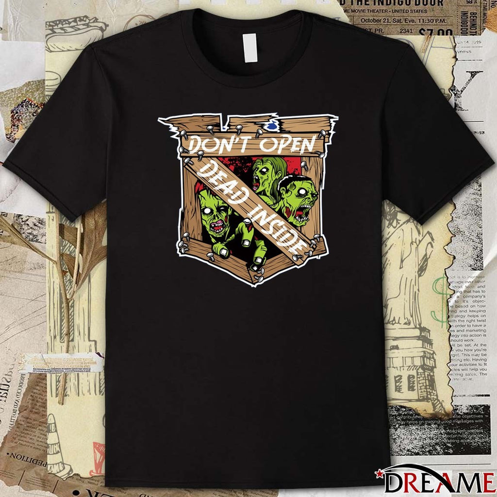 The Walking Dead x New York Rangers Don’t Open Dead Inside Halloween Logo t-shirt