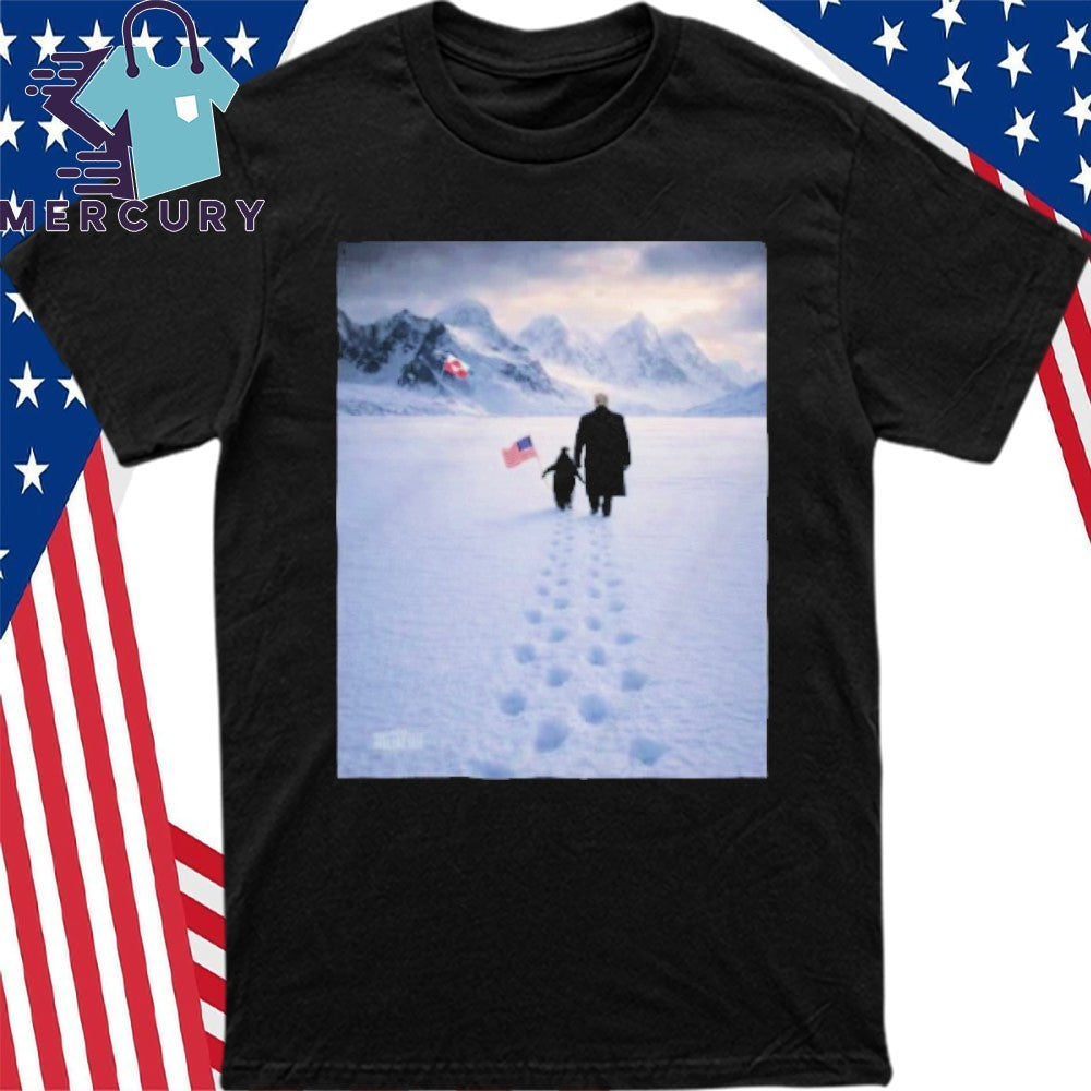 The White House Donald Trump Embrace The Penguin Poster Shirt