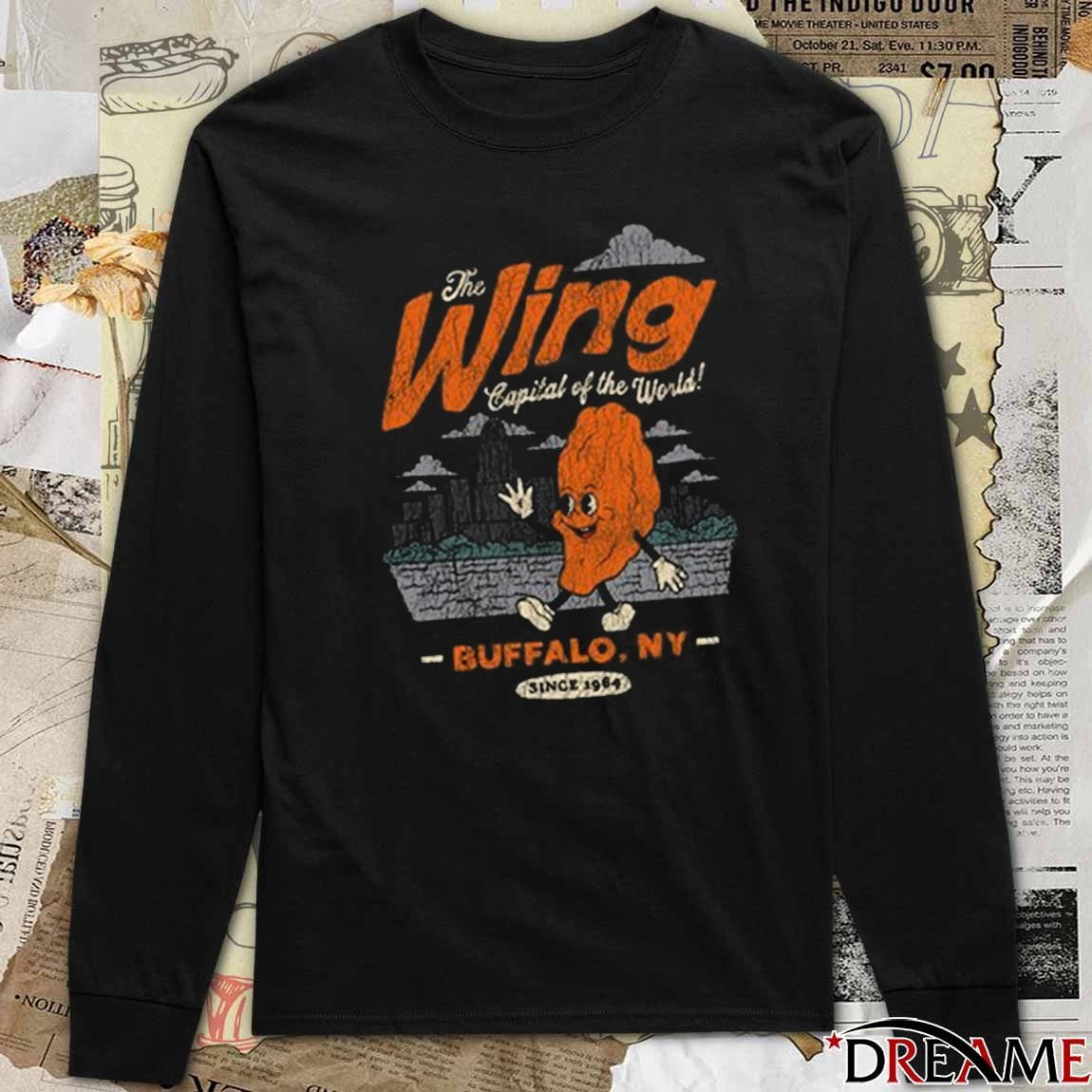 The Wing Capital of the World Buffalo NY t-shirt