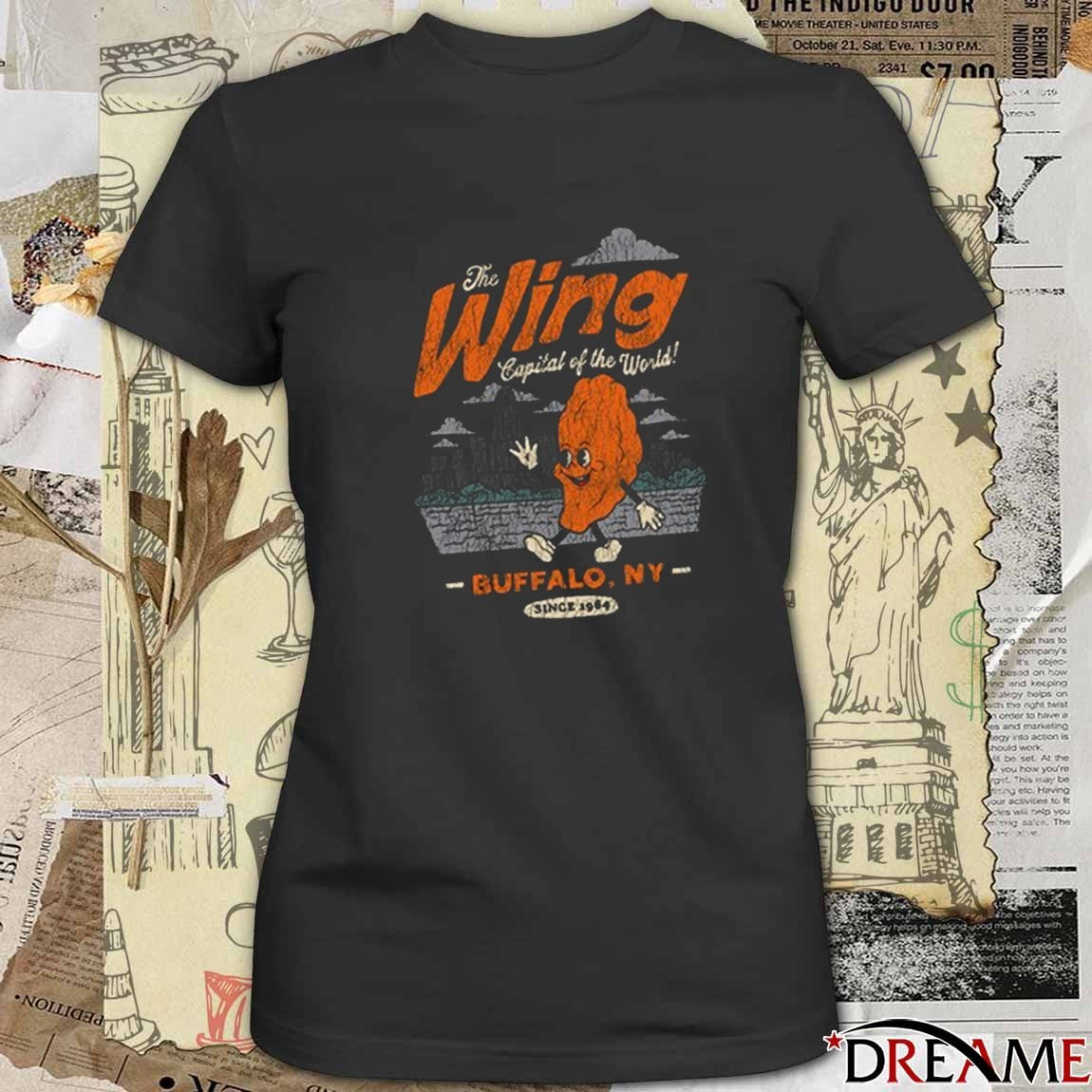 The Wing Capital of the World Buffalo NY t-shirt