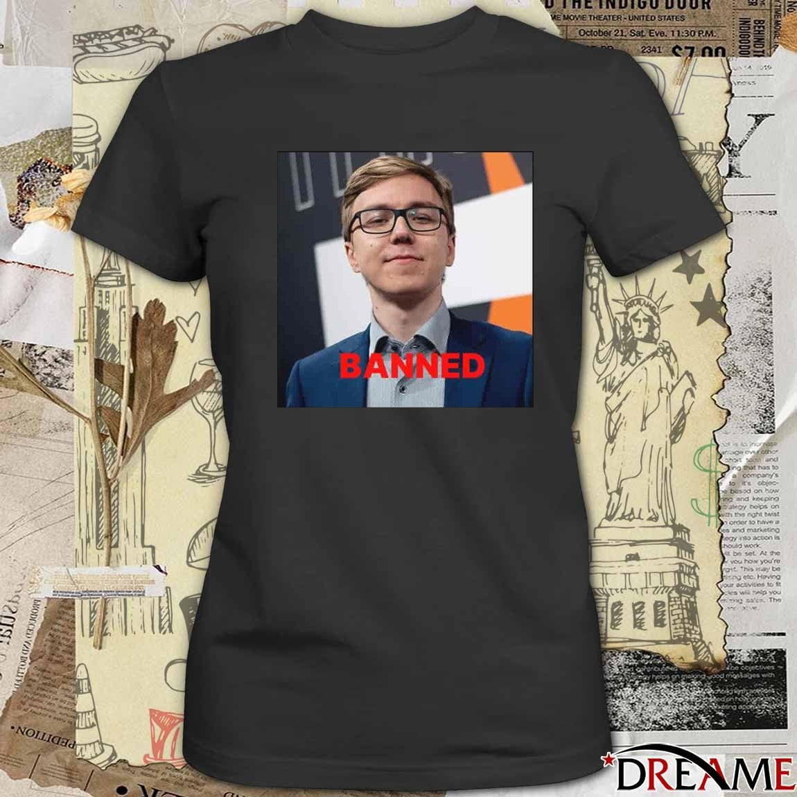 Thebausffs Banned For Sion Support 2025 t-shirt