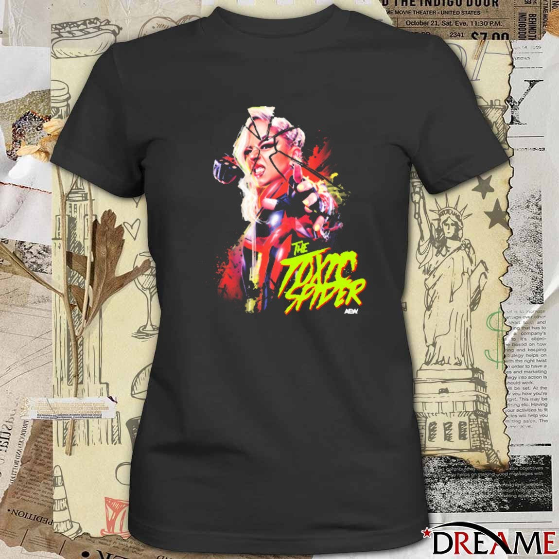 Thekla Arachnophobia The Toxic Spider AEW 2025 t-shirt