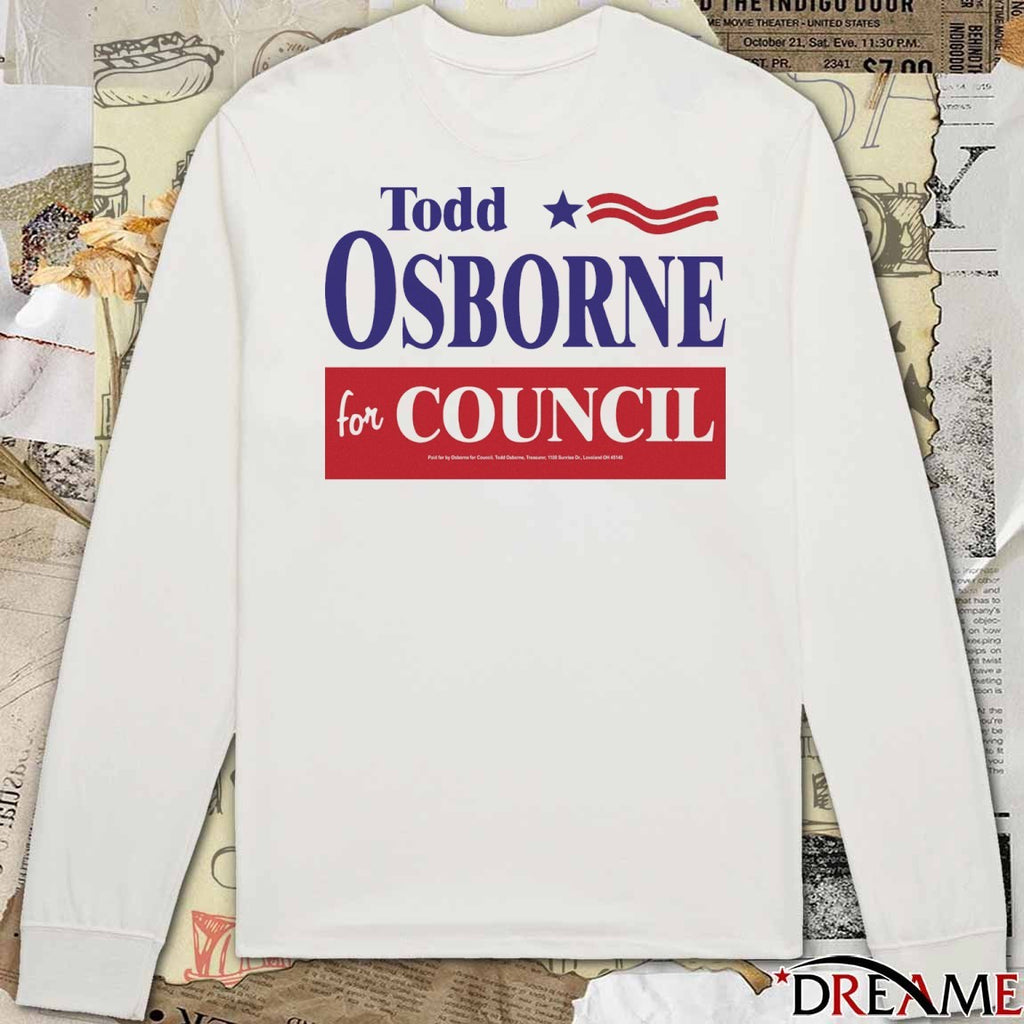 Todd Osborne For Council Loveland, Ohio 2025 t-shirt