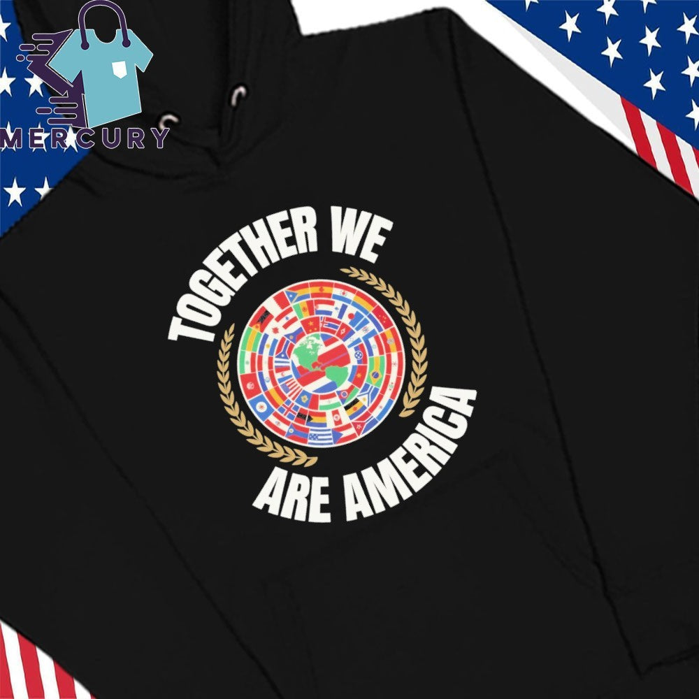 Together We Are America Latin America Flag Circle Shirt