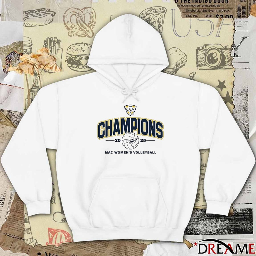 Toledo Rockets 2025 Mid-American Conference MAC Women’s Volleyball Tournament Champions t-shirt