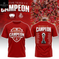 Toluca FC Campeones Liga MX Champions 2025 Two Sided Shirt
