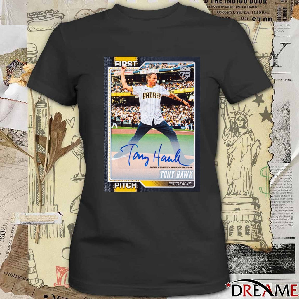 Tony Hawk Topps Certified Autograph Issue 2026 Series 1 Signature Card t-shirt