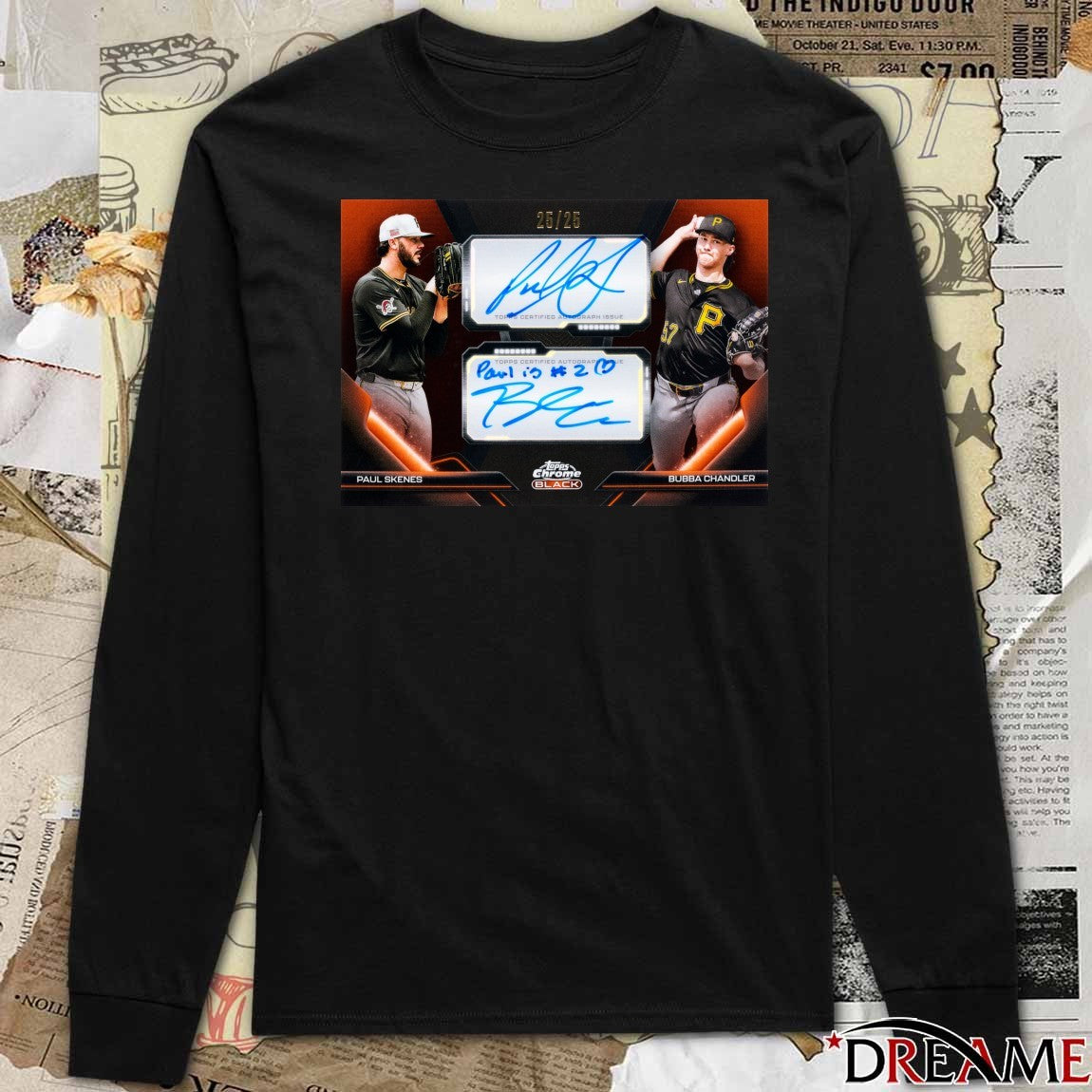 Topps Bubba Chandler Trolled Paul Skenes On Their Dual Autograph Signatures Poster t-shirt