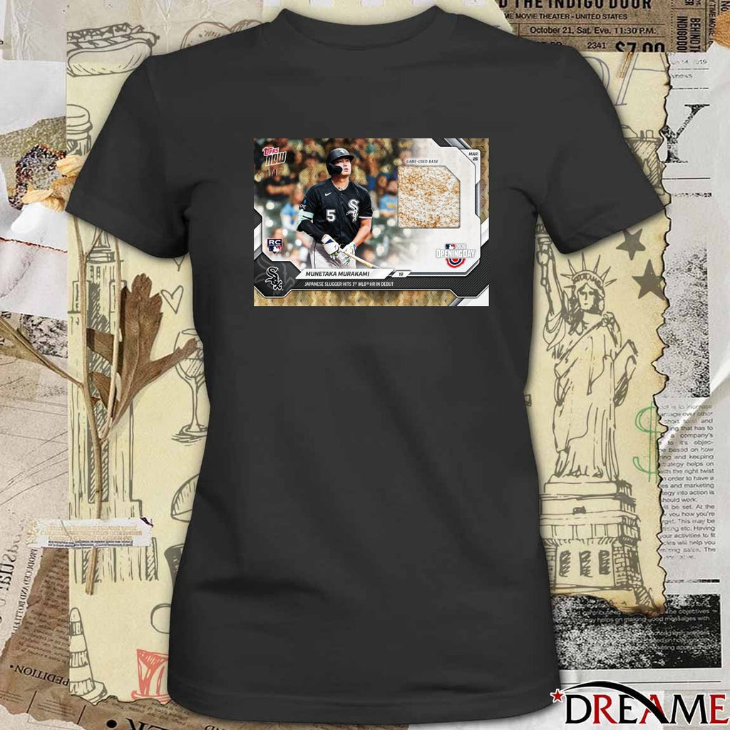 Topps Munetaka Murakami Japanese Slugger Hits 1st MLB Hr In Debut Poster t-shirt