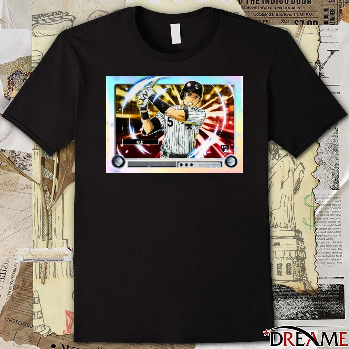 Topps Munetaka Murakami’s Kanji-variation Anime 2026 Bowman Baseball Poster t-shirt