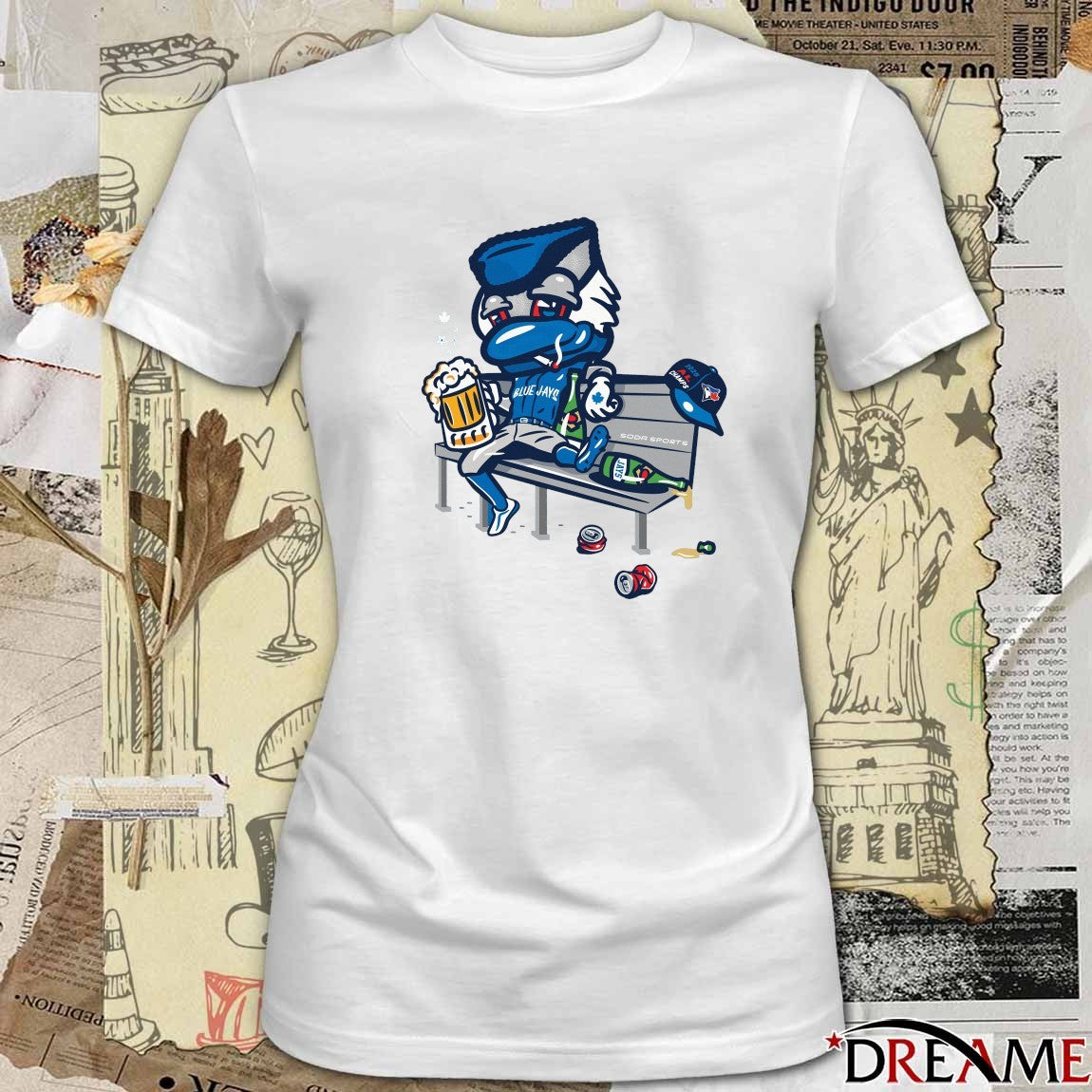 Toronto Blue Jays 2025 American League Champions x Toronto Maple Leafs Trailer Park Boys Mascot t-shirt