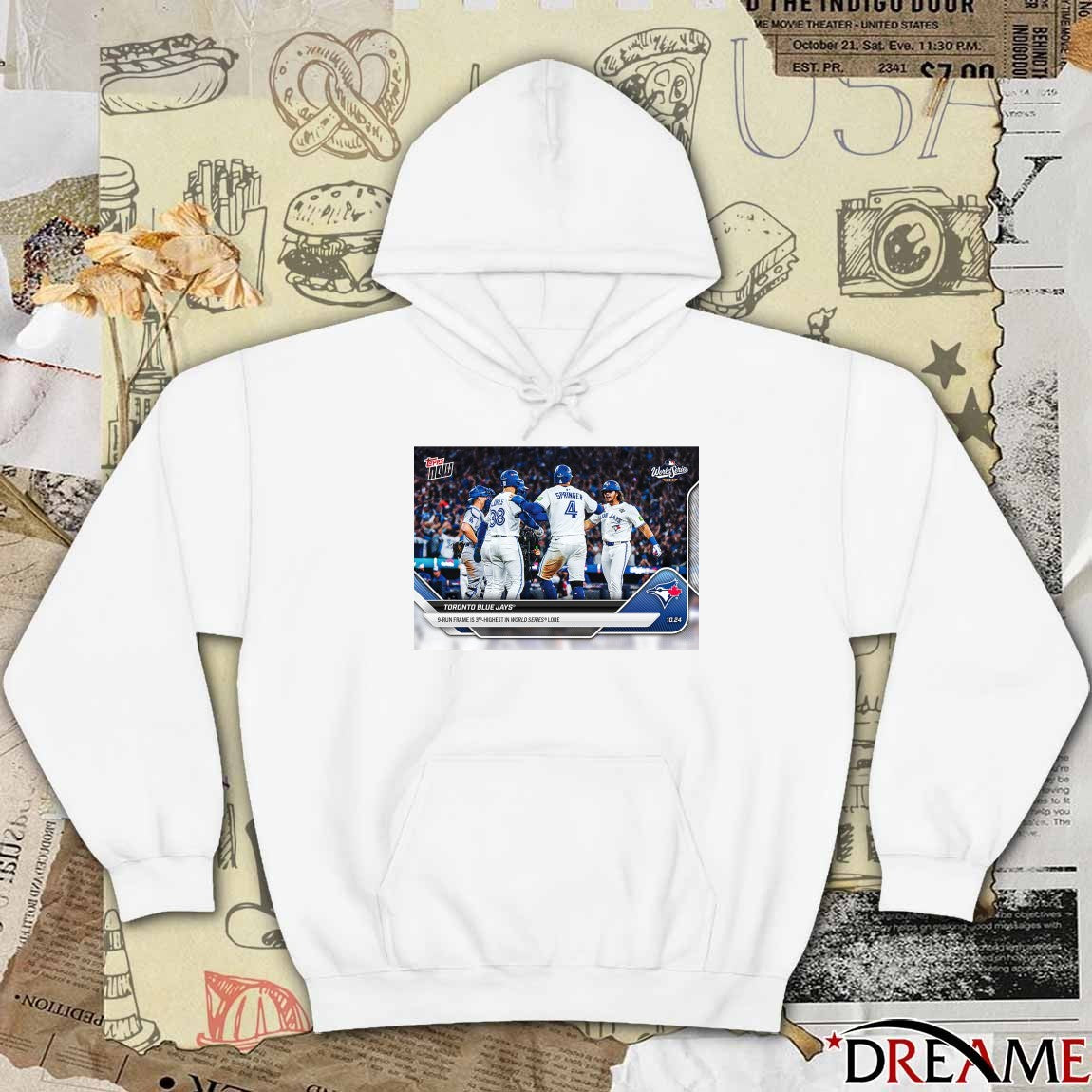 Toronto Blue Jays 2025 MLB Topps 9-Runs Frame Is 3rd Highest In World Series Lore t-shirt