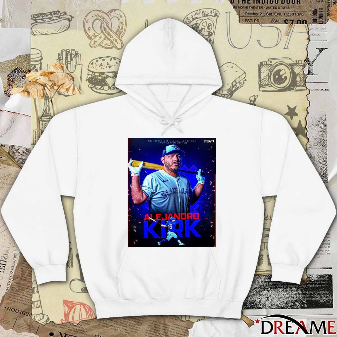 Toronto Blue Jays Alejandro Kirk Tied For The Most Home Runs In A Single MLB Postseason Poster t-shirt