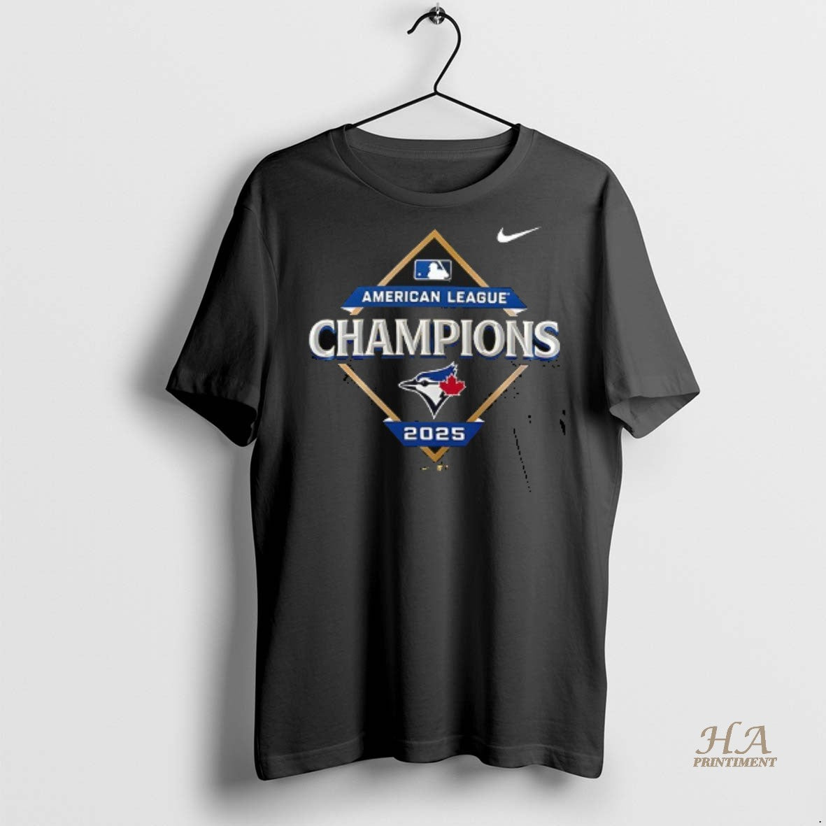 Official Toronto Blue Jays American League Champions Locker Room Logo Shirt