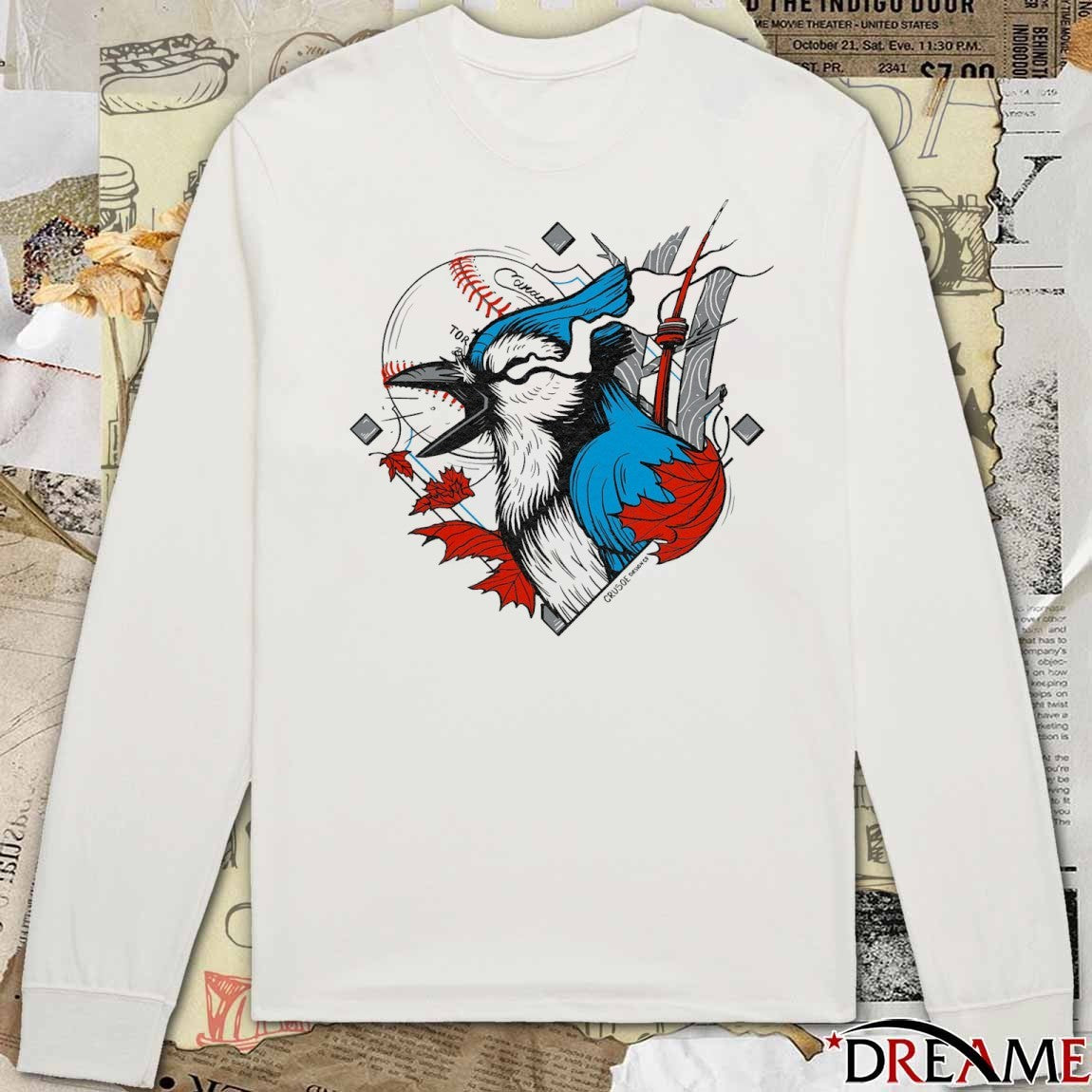 Toronto Blue Jays Crusoe Design Fanart Logo 2025 t-shirt