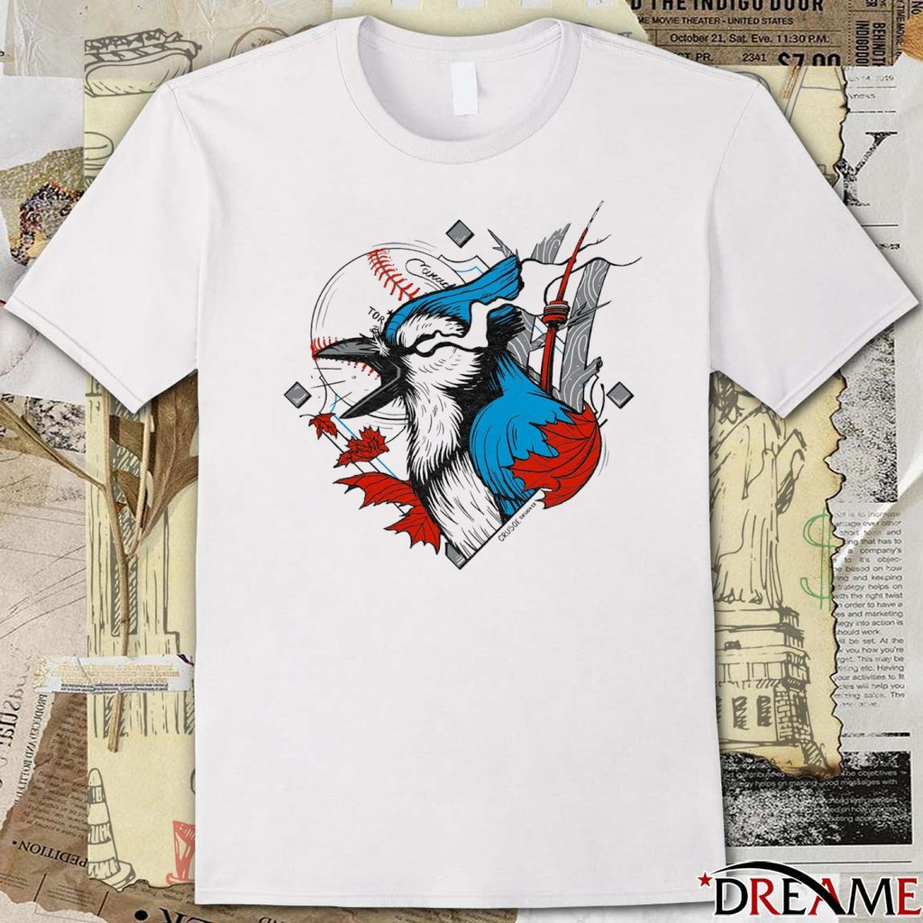 Toronto Blue Jays Crusoe Design Fanart Logo 2025 t-shirt
