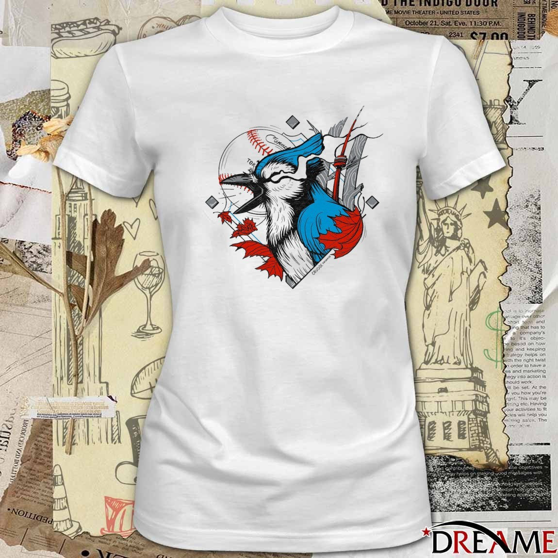 Toronto Blue Jays Crusoe Design Fanart Logo 2025 t-shirt