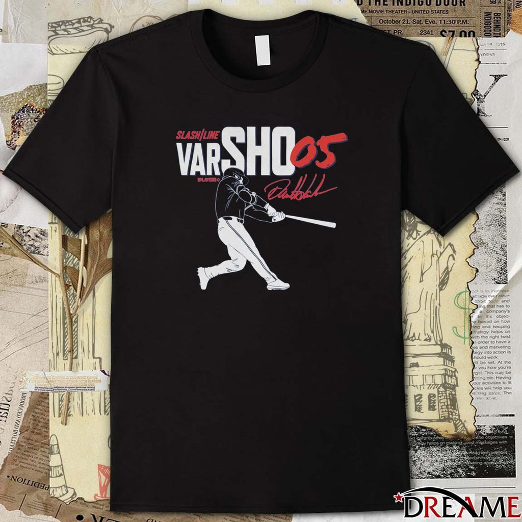 Toronto Blue Jays MLB Daulton Varsho 05 Slash Line Signature Painting t-shirt