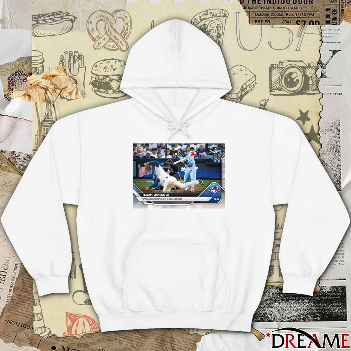 Toronto Blue Jays Vladimir Guerrero Jr. 2025 MLB Topps 7th Career Postseason HR Sets Club All-Time Mark t-shirt