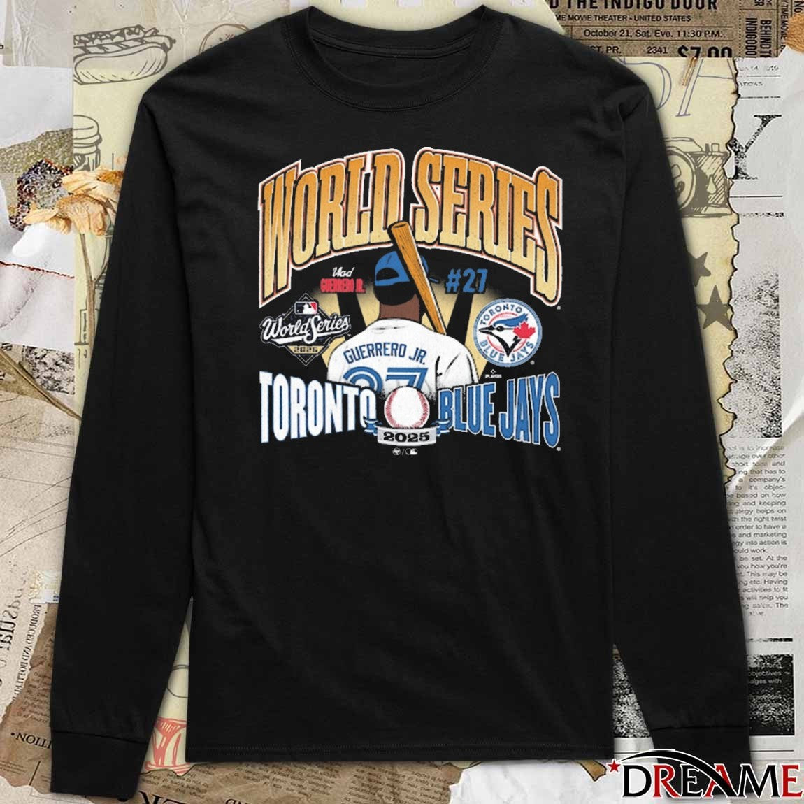 Toronto Blue Jays Vladimir Guerrero Jr. 47 MLB 2025 World Series Showdown Player t-shirt