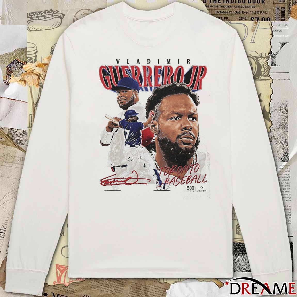 Toronto Blue Jays Vladimir Guerrero Jr. MLB World Series Vintage Signature t-shirt