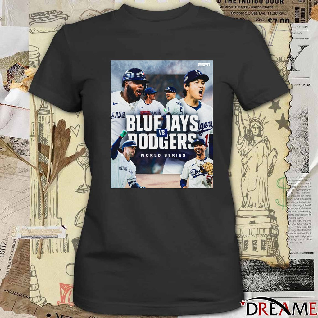 Toronto Blue Jays Vs Los Angeles Dodgers MLB Friday, October 24, 2025 World Series Poster t-shirt
