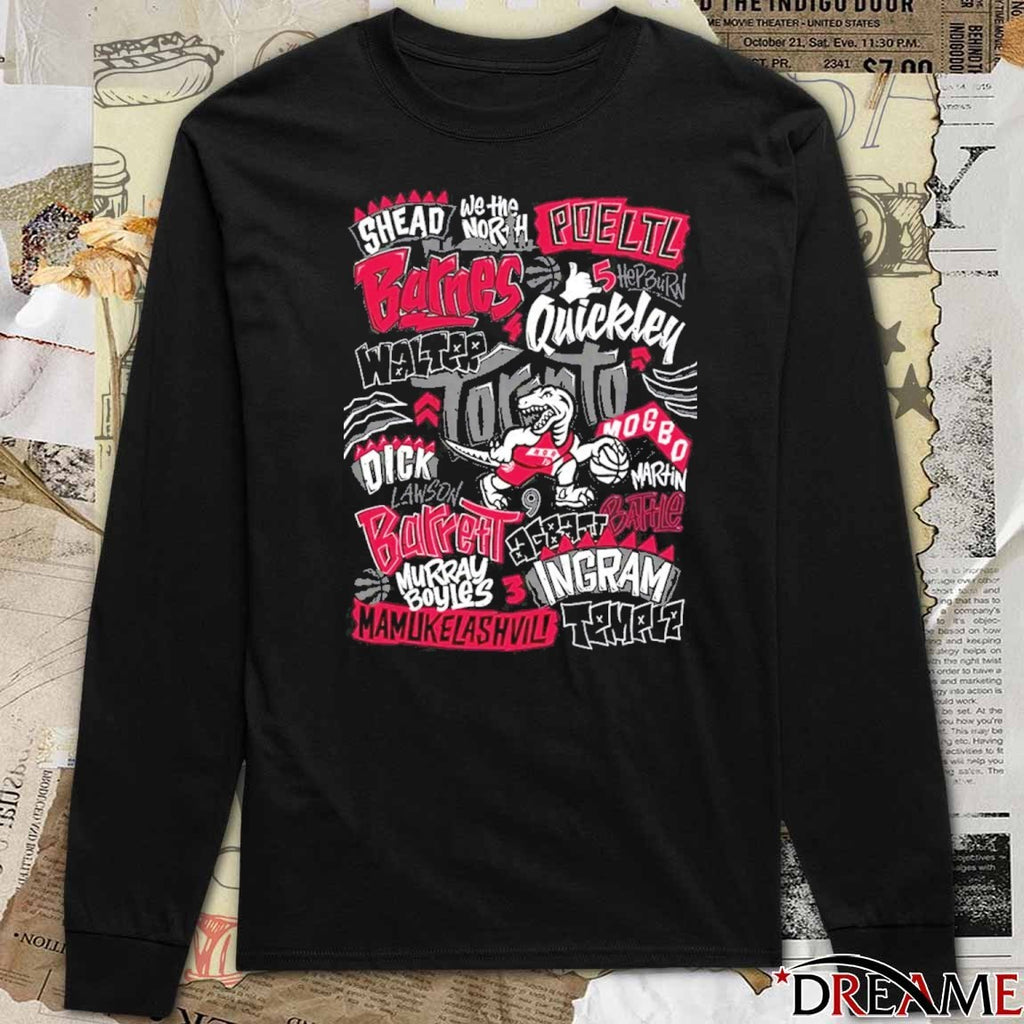 Toronto Raptors Shead We The North Poeltl Barnes Quickley t-shirt