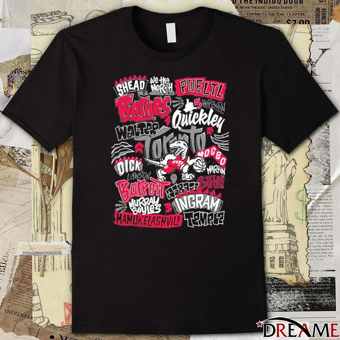 Toronto Raptors Shead We The North Poeltl Barnes Quickley t-shirt