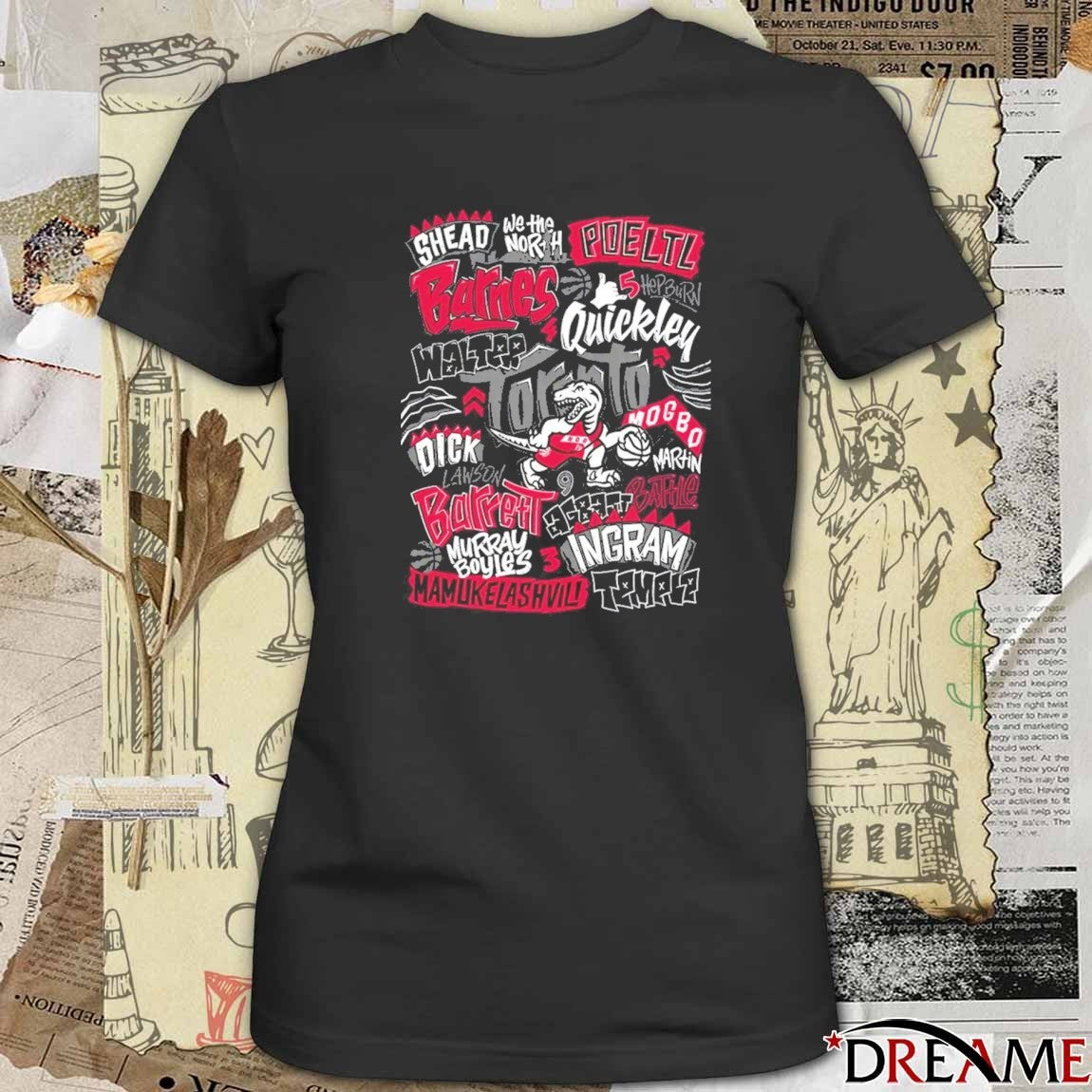 Toronto Raptors Shead We The North Poeltl Barnes Quickley t-shirt
