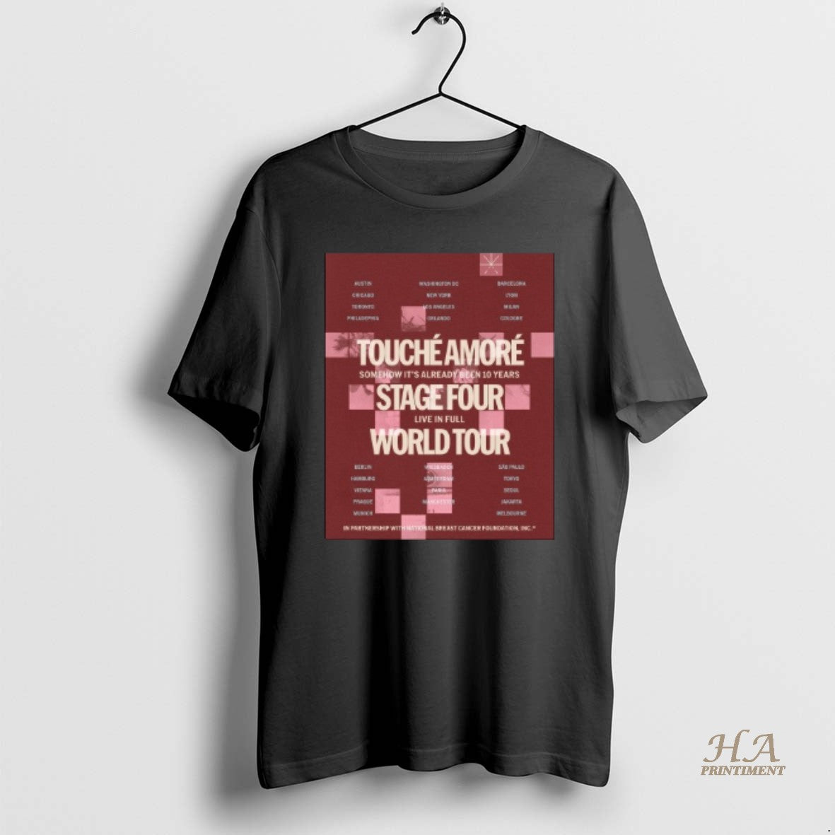 Official Touche Amore Stage Four 10 Year Anniversary World Tour 2026