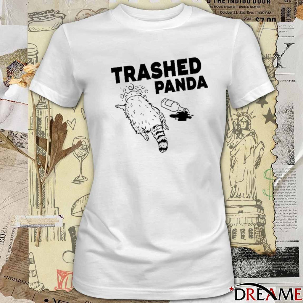 Trashed Panda Hanover Drunk Raccoon t-shirt