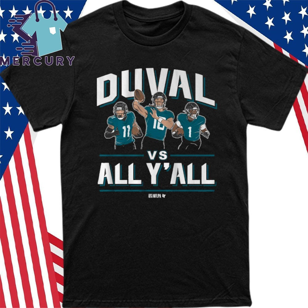 Trevor Lawrence, Travis Etienne, & Parker Washington Duval vs. All Y’all Shirt