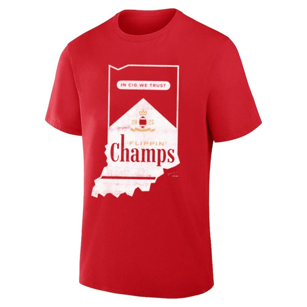 Tricia Whitaker Flippin Champs Indiana College Football Fans Shirt