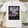 Triumph 50th Anniversary The Rock and Roll Machine Reloaded 2026 Tour Poster t-shirt