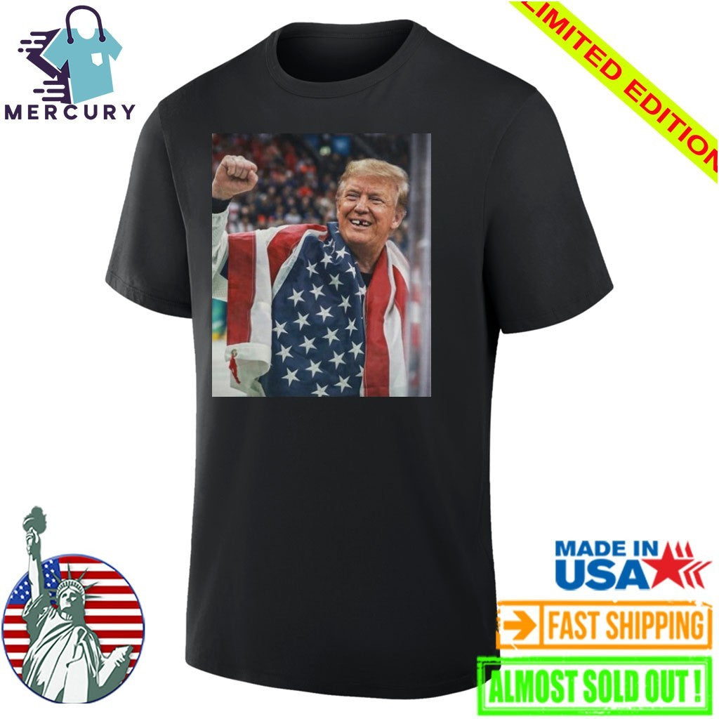 Trump Teeth Gold Usa Olympics Win Shirt