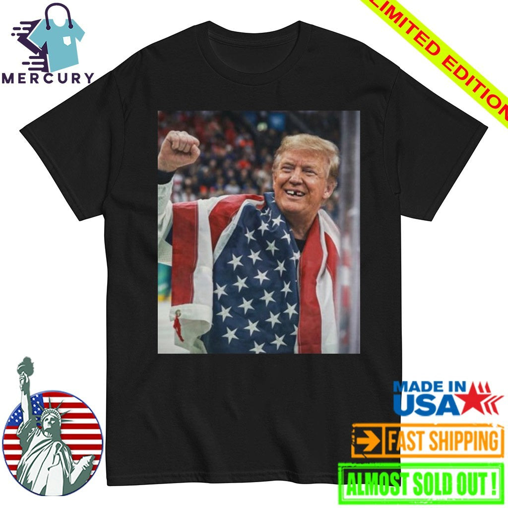Trump Teeth Gold Usa Olympics Win Shirt