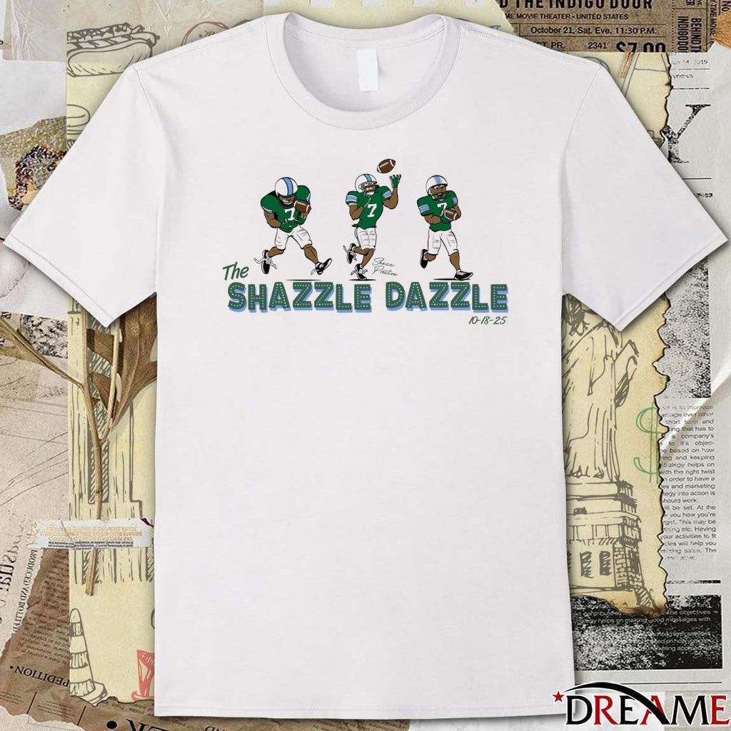 Tulane Green Wave Shazz Preston Shazzle Dazzle 10 18 2025 t-shirt