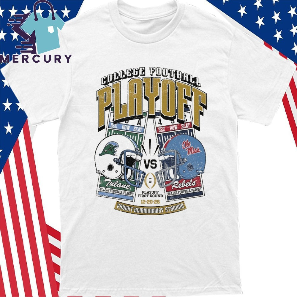Tulane vs. Ole Miss College Football Playoff Shirt