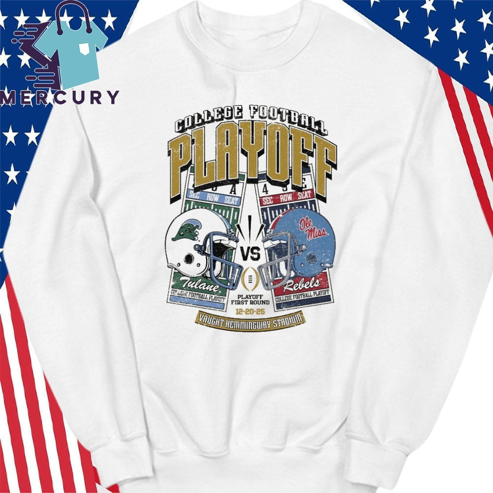Tulane vs. Ole Miss College Football Playoff Shirt