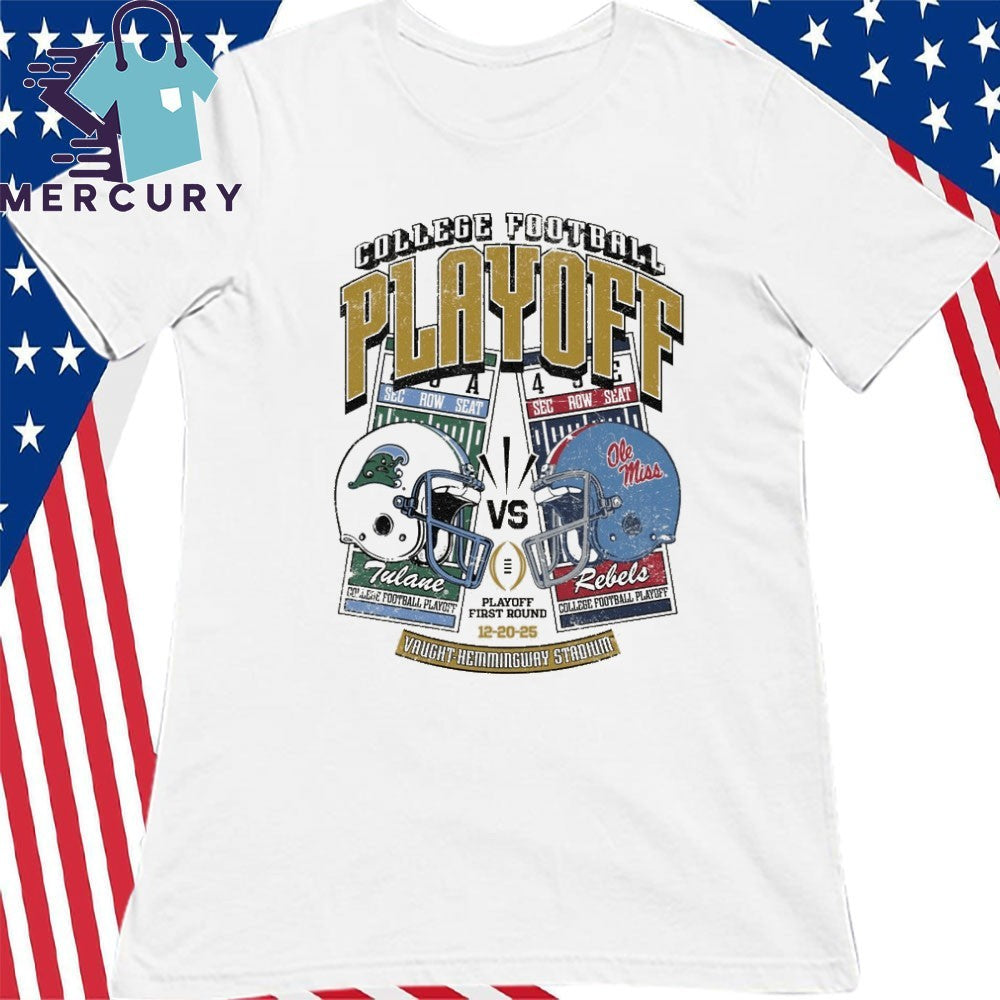 Tulane vs. Ole Miss College Football Playoff Shirt