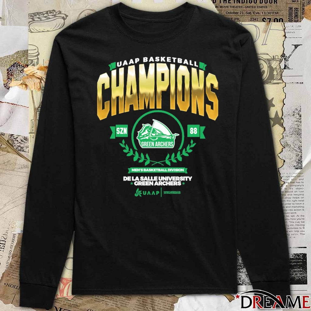 UAAP Basketball Champions De La Salle University Green Archers t-shirt