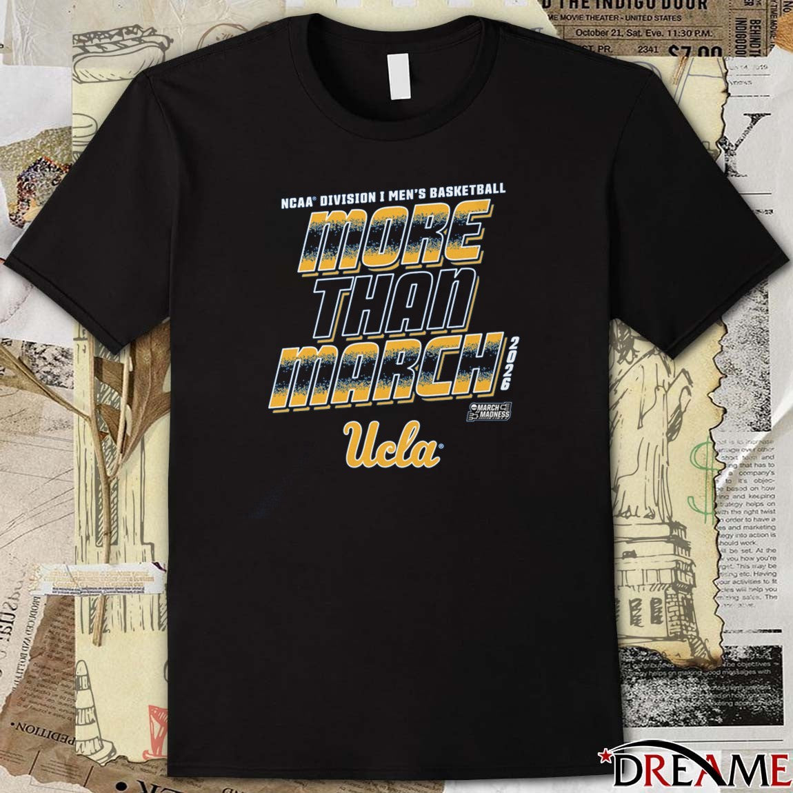 UCLA Bruins 2026 NCAA Division I Men’s Basketball More Than March t-shirt